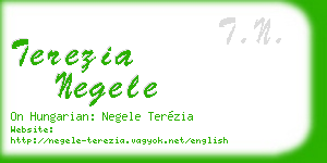 terezia negele business card