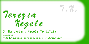 terezia negele business card